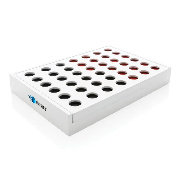  FSC® Connect four wooden game - XD Collection White 