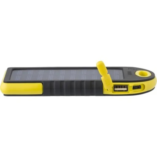  Power bank 4000 mAh, solar charger yellow