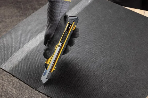  Refillable RCS rplastic heavy duty snap-off knife soft grip - XD Collection Žuta