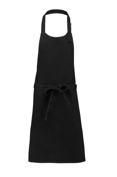  COTTON APRON WITHOUT POCKET - Kariban Black Denim