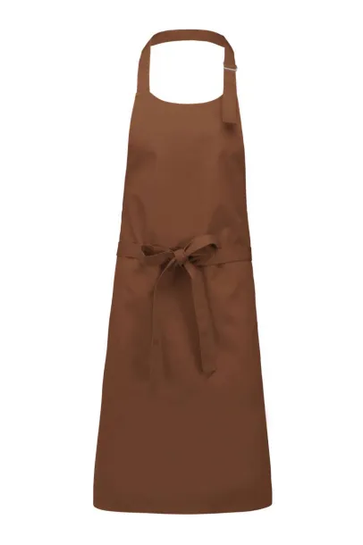  COTTON APRON WITHOUT POCKET - Kariban Chocolate