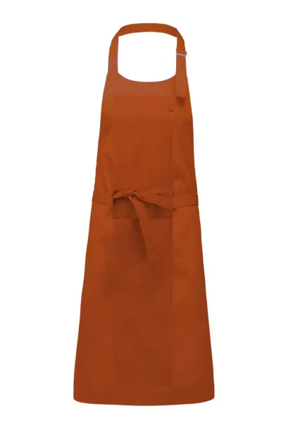  COTTON APRON WITHOUT POCKET - Kariban Burnt Orange