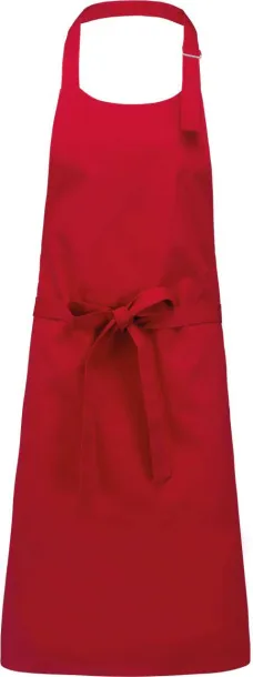  COTTON APRON WITHOUT POCKET - Kariban Red