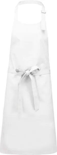  COTTON APRON WITHOUT POCKET - Kariban White