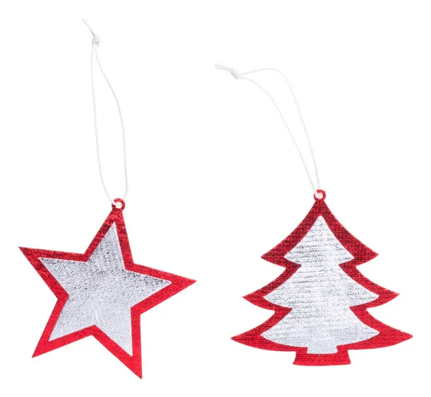 Rimol Christmas ornament set Silver Red