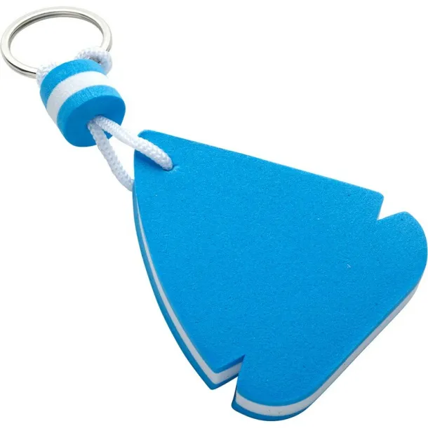  Floating keyring "sailboat" Bijela Plava
