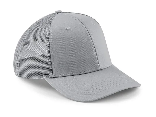  Trucker šilterica - 6 panela - Beechfield Light Grey