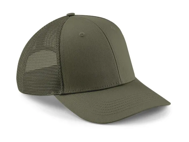  Trucker šilterica - 6 panela - Beechfield Olive Green