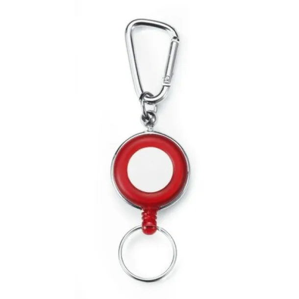  Ski pass, retractable cord approx. 60 cm Crvena