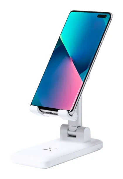 Cheviot wireless charger mobile holder White