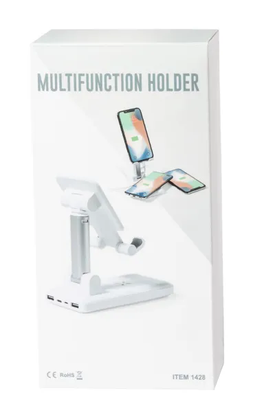 Cheviot wireless charger mobile holder White