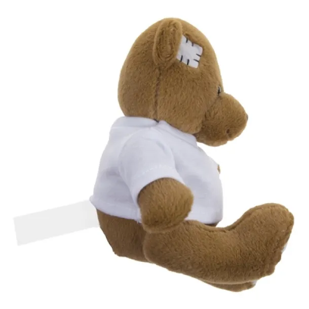 Nicky Patch Plush teddy bear brown