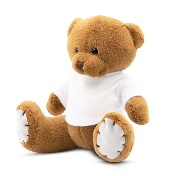 Nicky Patch Plush teddy bear brown