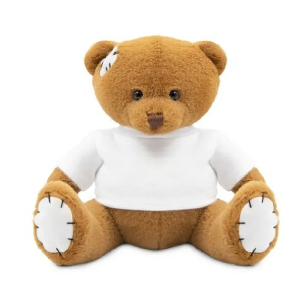 Nicky Patch Plush teddy bear brown