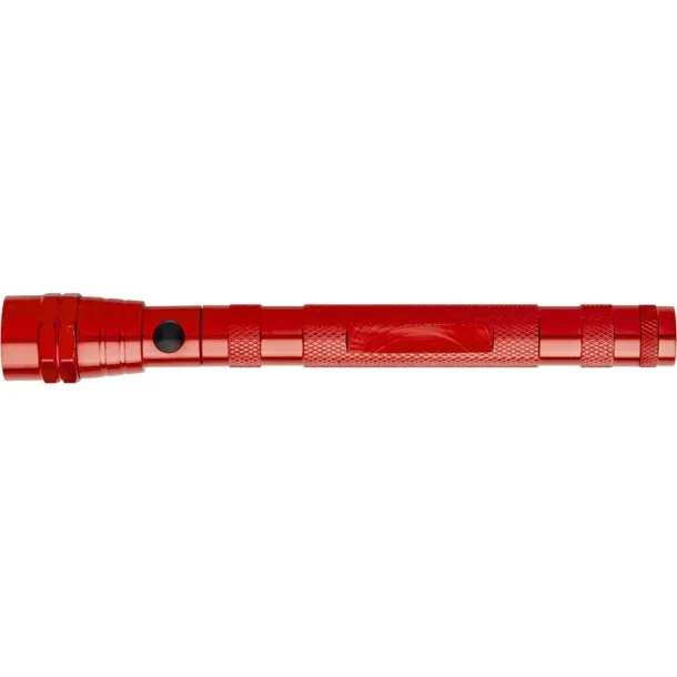 Telescopic 3 LED torch Crvena