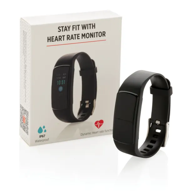  Stay Fit with heart rate monitor - XD Collection Black 