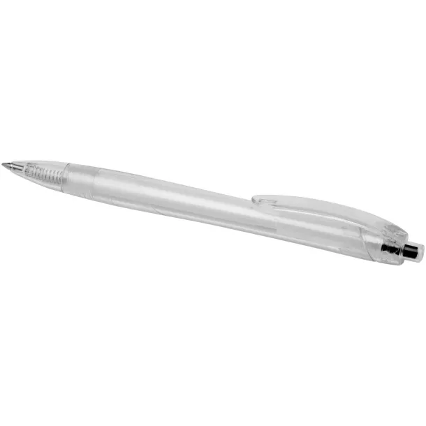 Honhua recycled PET ballpoint pen - Marksman Solid black White