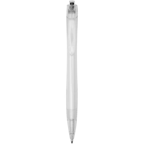 Honhua recycled PET ballpoint pen - Marksman Solid black White