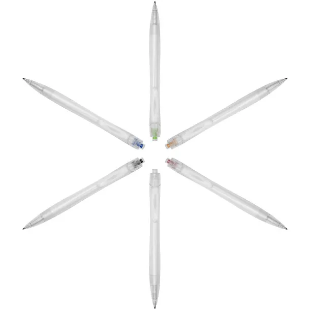 Honhua recycled PET ballpoint pen - Marksman Crna White