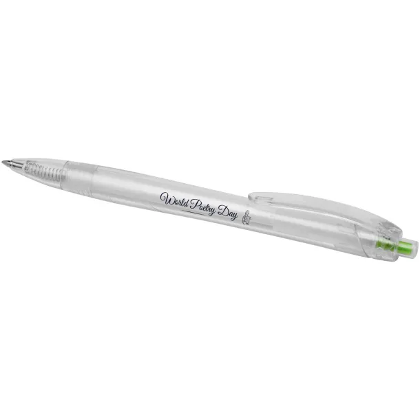 Honhua recycled PET ballpoint pen - Marksman Lime green White