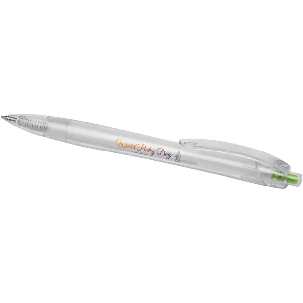 Honhua recycled PET ballpoint pen - Marksman Lime green White