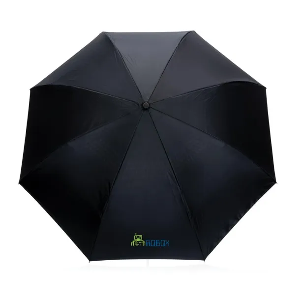  23" Impact AWARE™ RPET 190T reversible umbrella - XD Collection Anthracite 