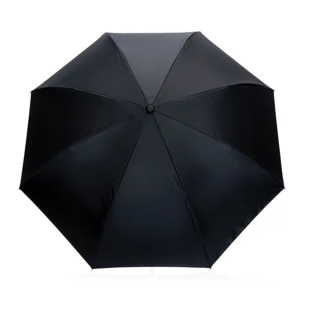  23" Impact AWARE™ RPET 190T reversible umbrella - XD Collection Anthracite 