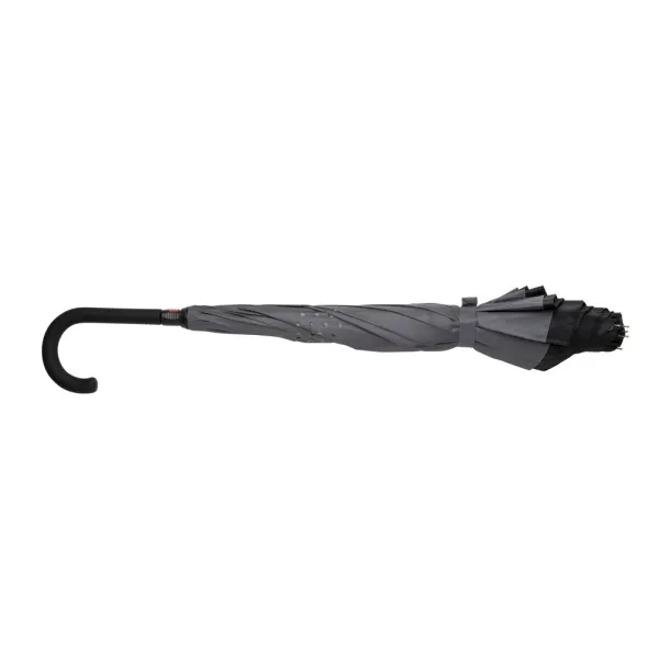  23" Impact AWARE™ RPET 190T reversible umbrella - XD Collection Anthracite 