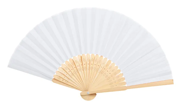 Vioro hand fan White Natural