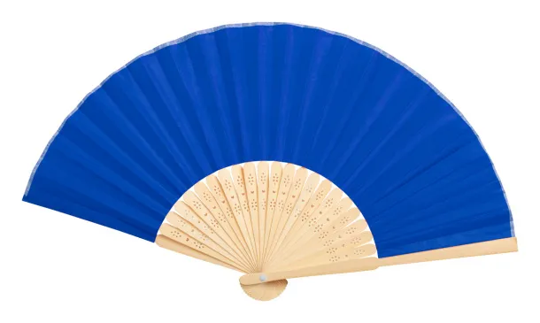 Vioro hand fan Blue Natural