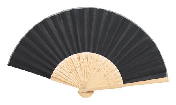 Vioro hand fan Black Natural
