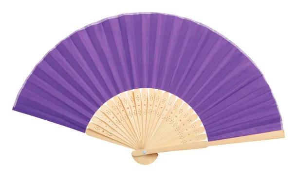 Vioro hand fan Purple Natural