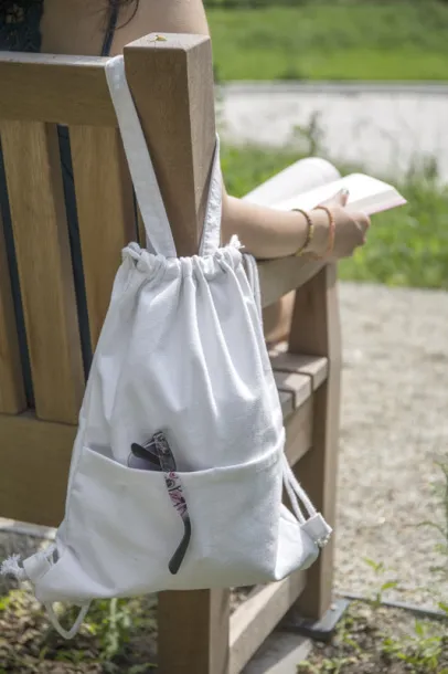 PAMUK Drawstring bag White