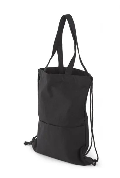 PAMUK Drawstring bag Black