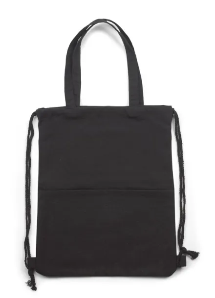 PAMUK Drawstring bag Crna