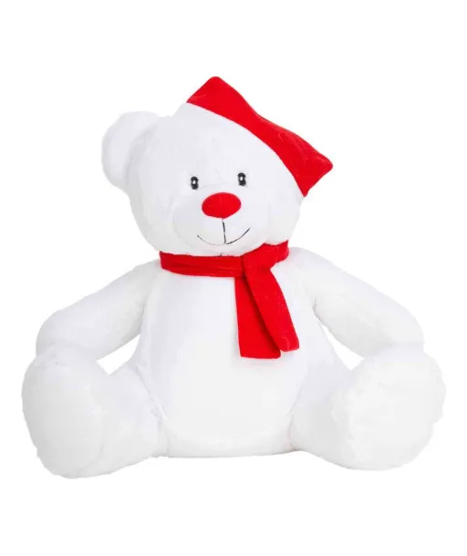  CHRISTMAS ZIPPIE BEAR - Mumbles White