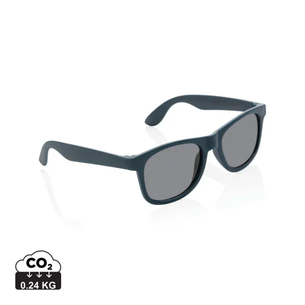  GRS recycled PP plastic sunglasses - XD Collection Navy Blue 