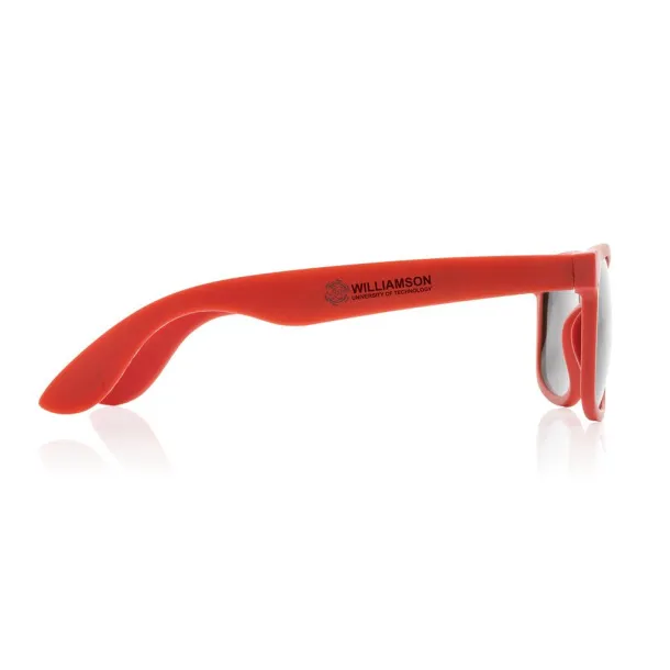  GRS recycled PP plastic sunglasses - XD Collection Red 