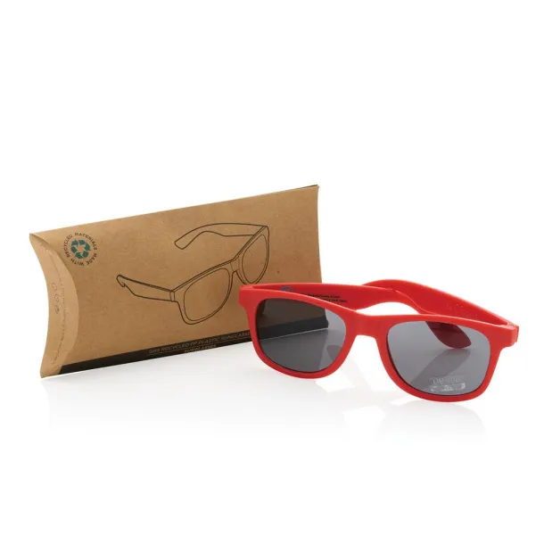  GRS recycled PP plastic sunglasses - XD Collection Red 