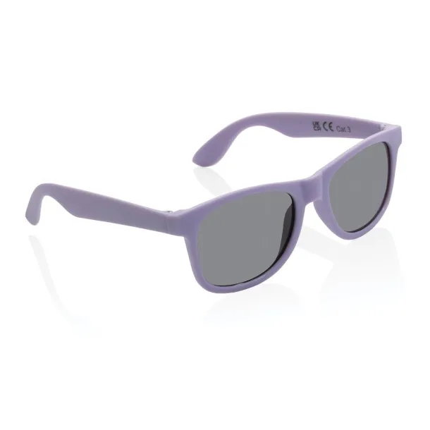  GRS recycled PP plastic sunglasses - XD Collection purple 