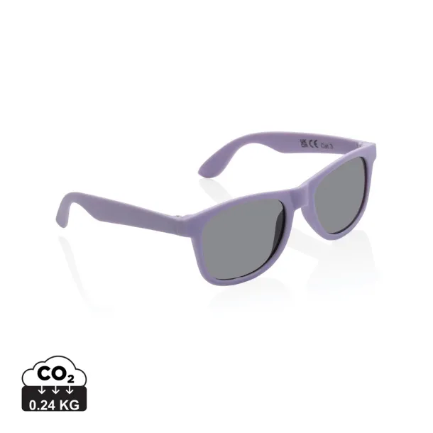  GRS recycled PP plastic sunglasses - XD Collection purple 