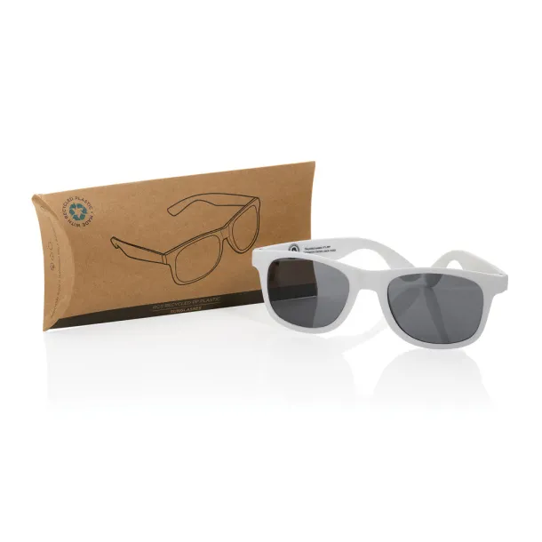  GRS recycled PP plastic sunglasses - XD Collection White 