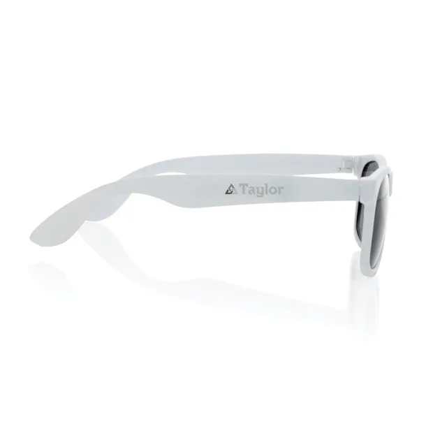  GRS recycled PP plastic sunglasses - XD Collection White 