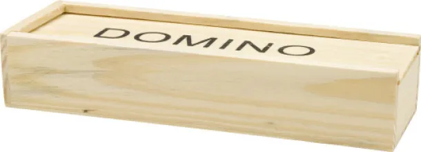  ENID Wooden box with domino game