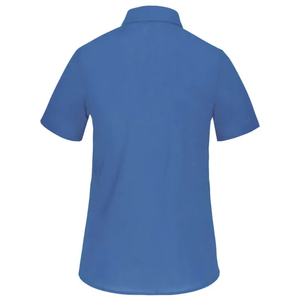 JUDITH LADIES' SHORT-SLEEVED SHIRT - Kariban Metro Blue