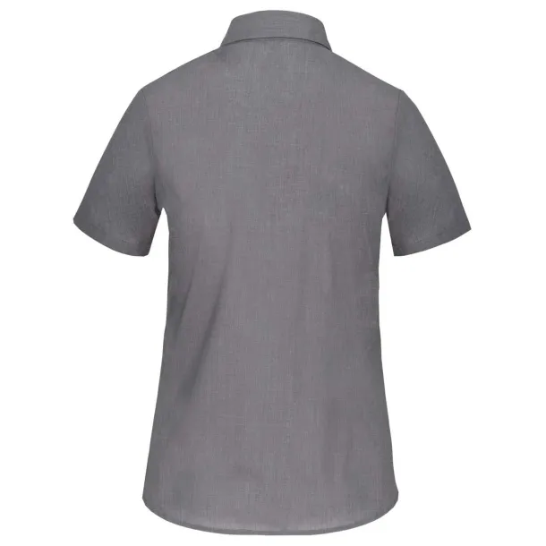 JUDITH LADIES' SHORT-SLEEVED SHIRT - Kariban Storm Grey