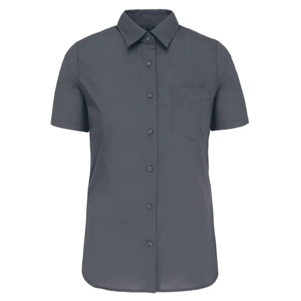 JUDITH LADIES' SHORT-SLEEVED SHIRT - Kariban Urban Grey