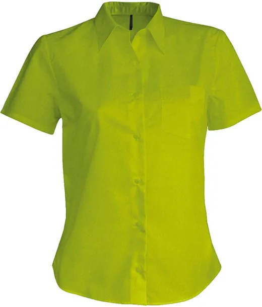 JUDITH LADIES' SHORT-SLEEVED SHIRT - Kariban Burnt Lime