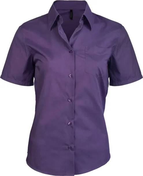 JUDITH LADIES' SHORT-SLEEVED SHIRT - Kariban Ljubičasta