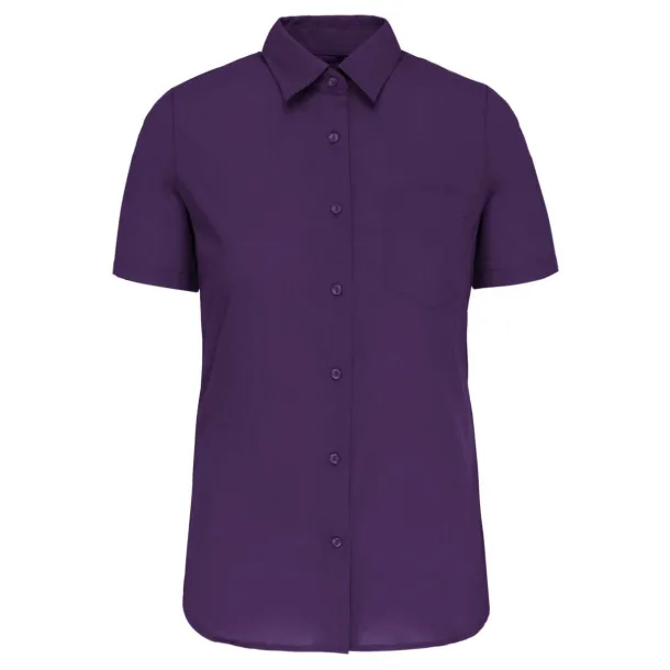 JUDITH LADIES' SHORT-SLEEVED SHIRT - Kariban Ljubičasta